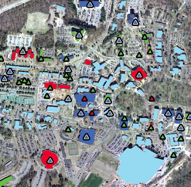 Using geospatial data, UM researchers can identify and estimate the local intensity of hazards within an area; inventory key infrastructure such as buildings, bridges, utility networks and roads; and quantify their fragility.